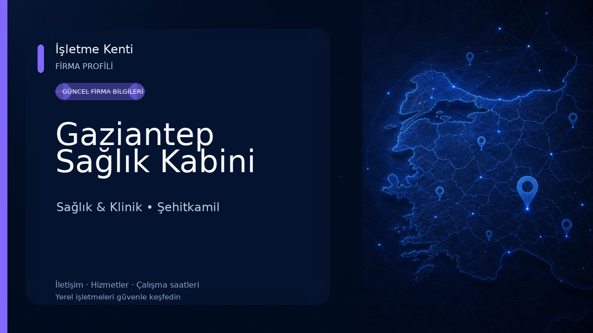 Gaziantep Sağlık Kabini Sağlık & Klinik