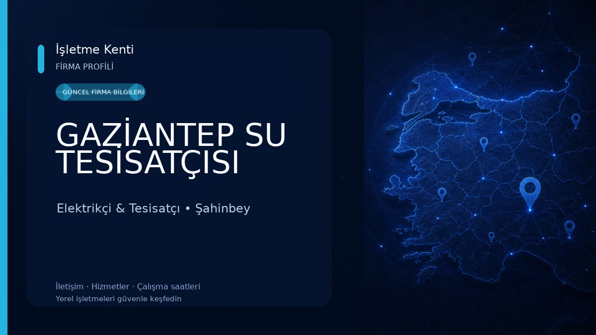 GAZİANTEP SU TESİSATÇISI