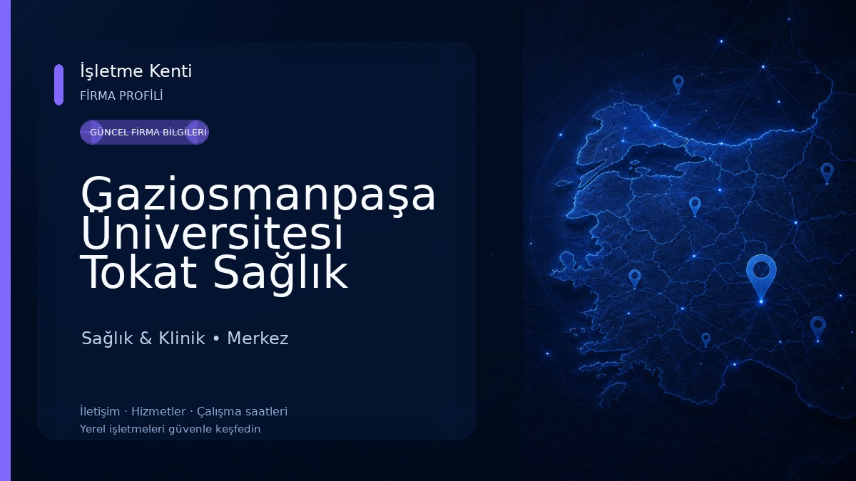 Gaziosmanpaşa Üniversitesi Tokat Sağlık Yüksekokulu Sağlık & Klinik