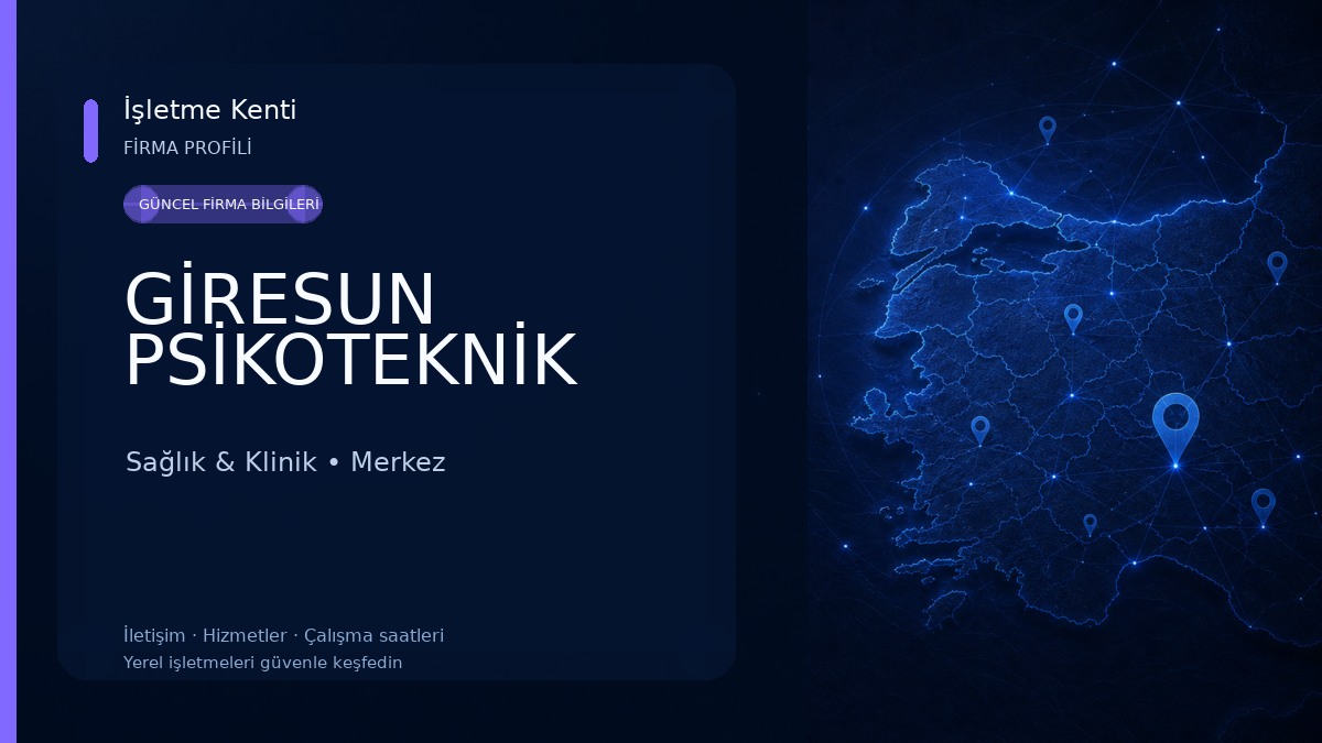 GİRESUN PSİKOTEKNİK