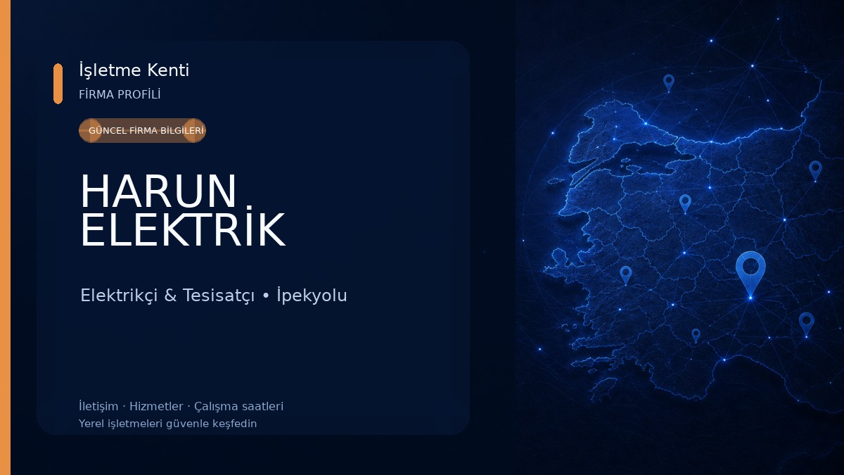 HARUN ELEKTRİK Elektrikçi & Tesisatçı