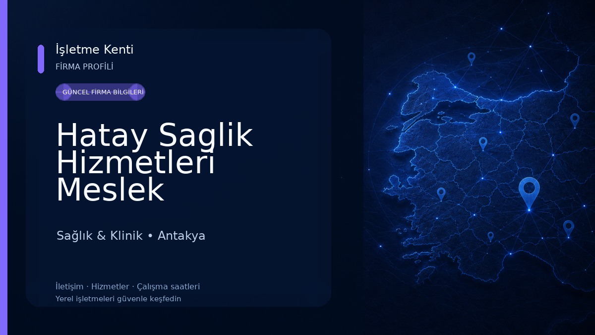 Hatay Saglik Hizmetleri Meslek Yuksekokulu