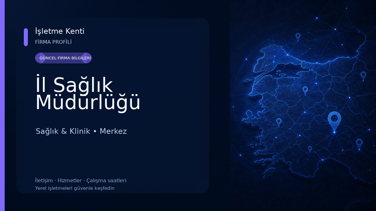 İl Sağlık Müdürlüğü