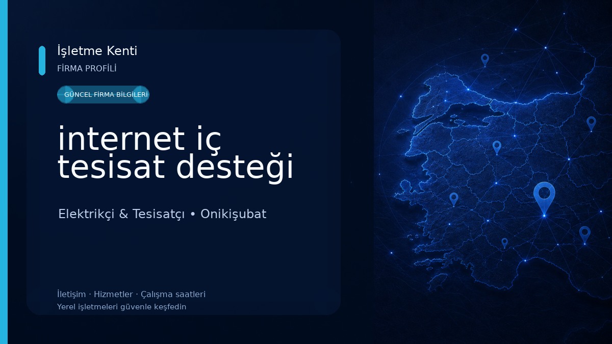 internet iç tesisat desteği Elektrikçi & Tesisatçı