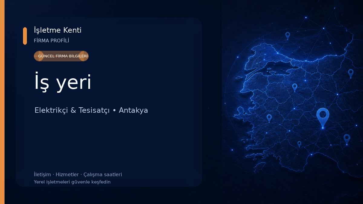İş yeri Elektrikçi & Tesisatçı