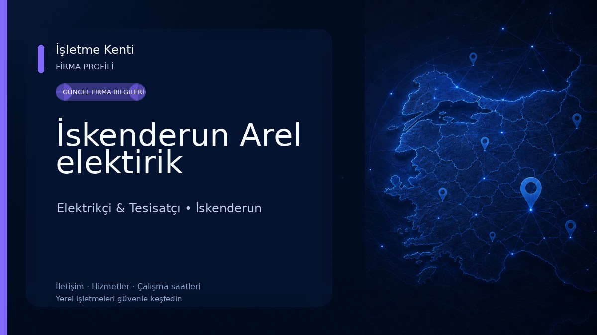 İskenderun Arel elektirik