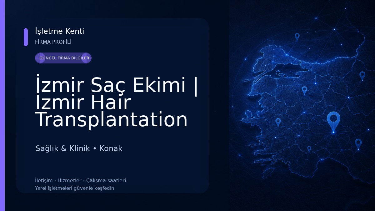 İzmir Saç Ekimi | İzmir Hair Transplantation | Serena Polikliniği | İzmir Kaş Ekimi Sağlık & Klinik