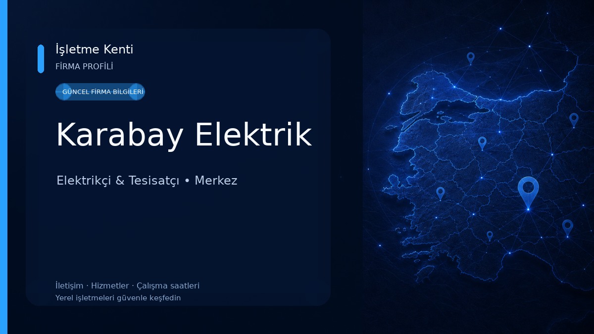 Karabay Elektrik Elektrikçi & Tesisatçı