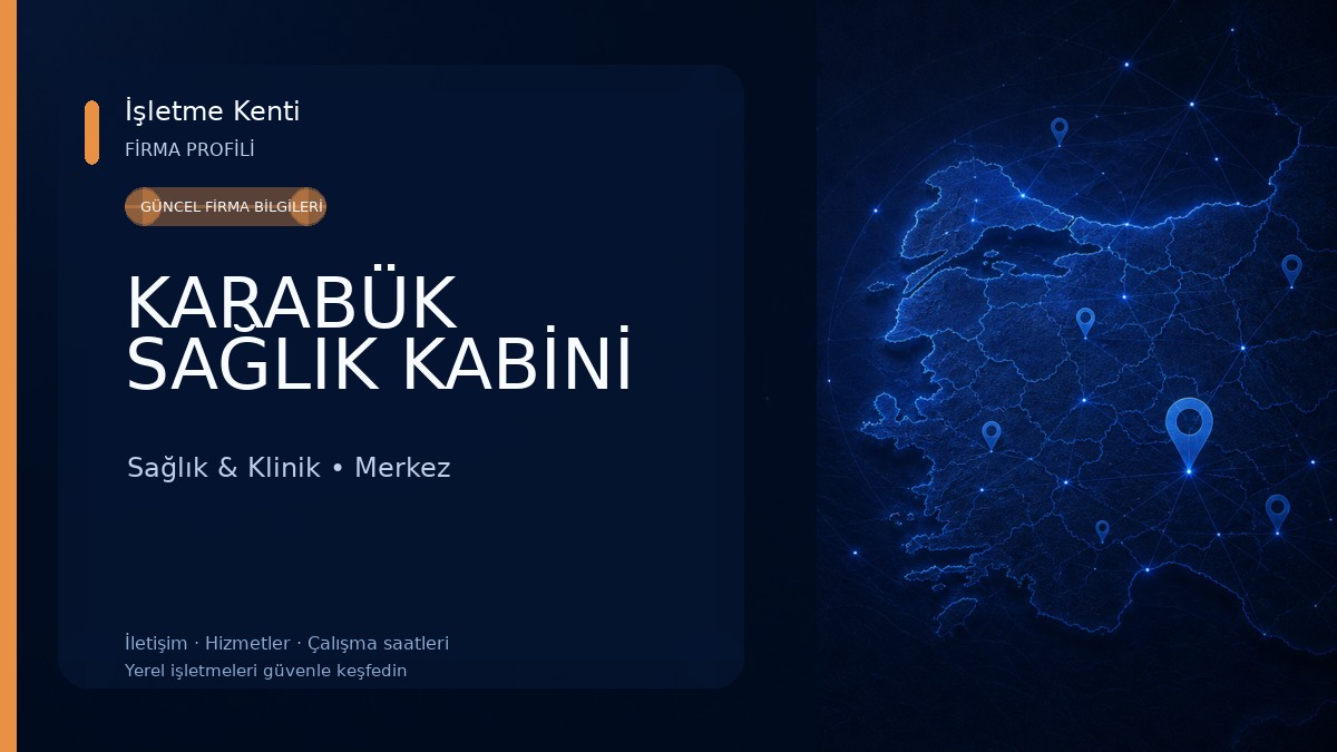 KARABÜK SAĞLIK KABİNİ