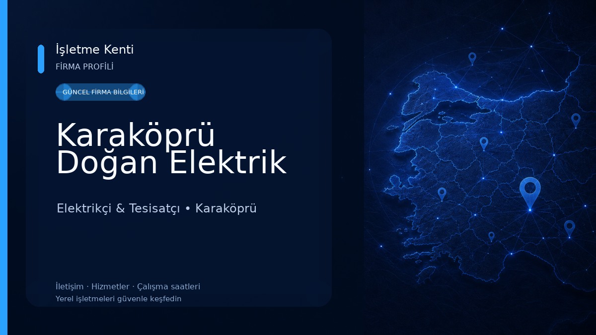 Karaköprü Doğan Elektrik