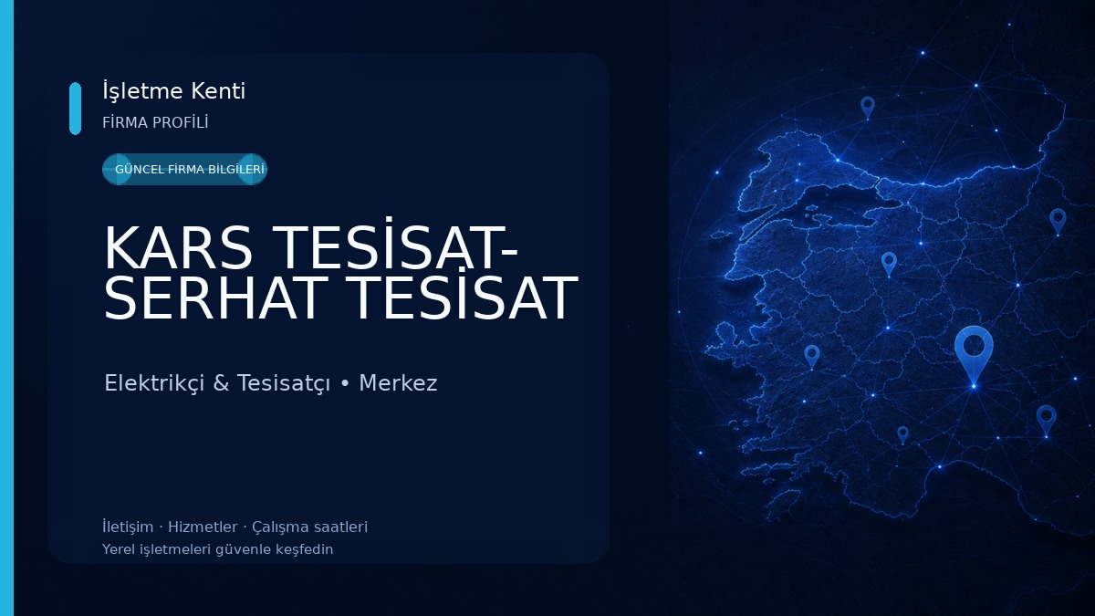 KARS TESİSAT- SERHAT TESİSAT 