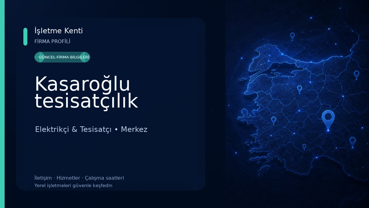 Kasaroğlu tesisatçılık 