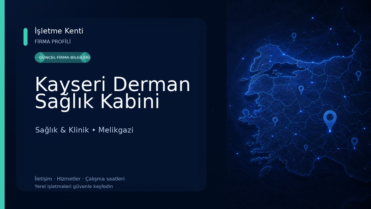 Kayseri Derman Sağlık Kabini Sağlık & Klinik