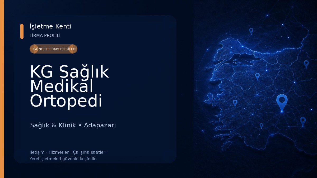 KG Sağlık Medikal Ortopedi Sağlık & Klinik