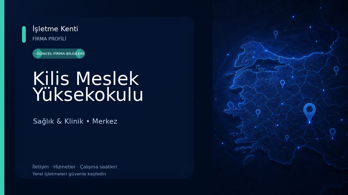 Kilis Meslek Yüksekokulu Sağlık & Klinik