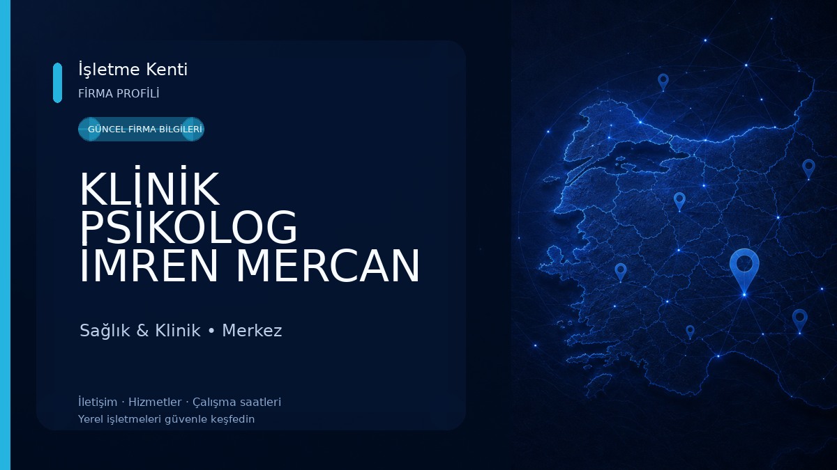 KLİNİK PSİKOLOG İMREN MERCAN Sağlık & Klinik