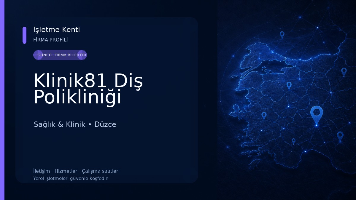 Klinik81 Diş Polikliniği 