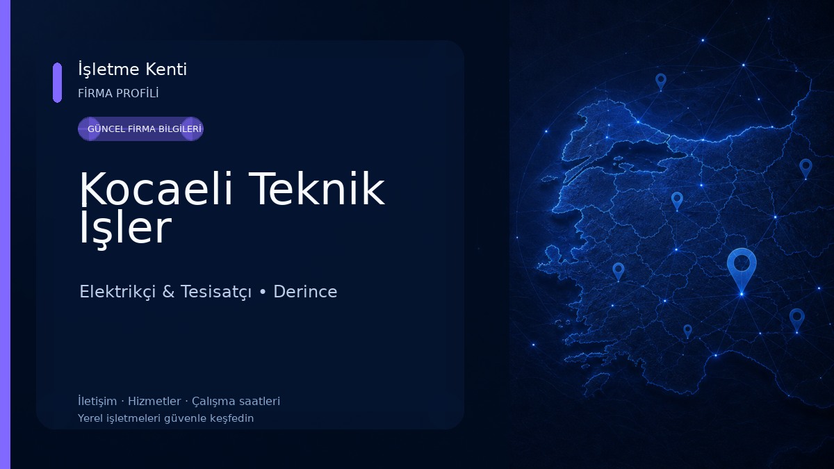 Kocaeli Teknik İşler