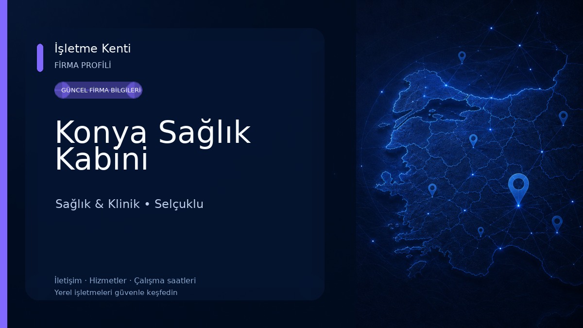 Konya Sağlık Kabini