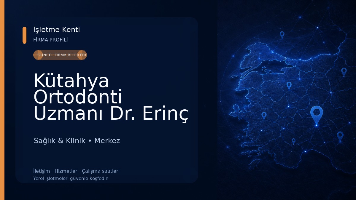 Kütahya Ortodonti Uzmanı Dr. Erinç UYGUN