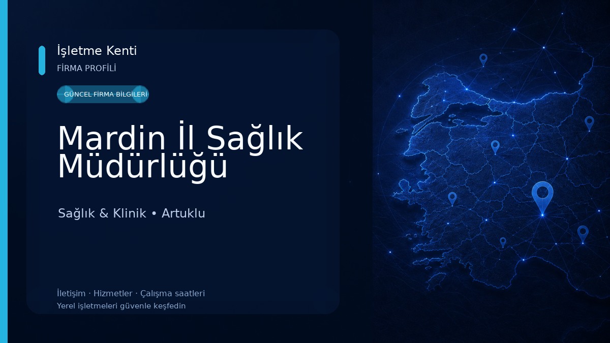 Mardin İl Sağlık Müdürlüğü