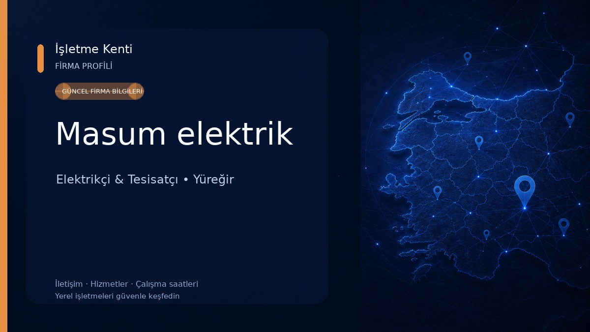 Masum elektrik Elektrikçi & Tesisatçı