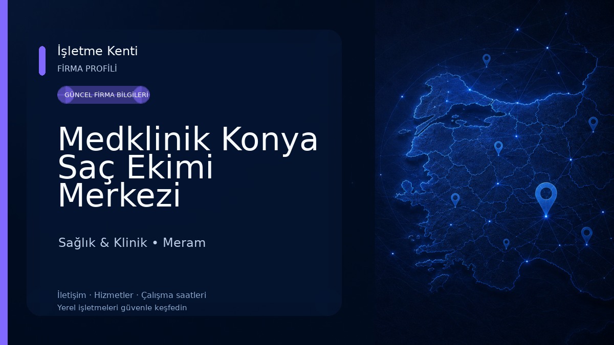 Medklinik Konya Saç Ekimi Merkezi Sağlık & Klinik