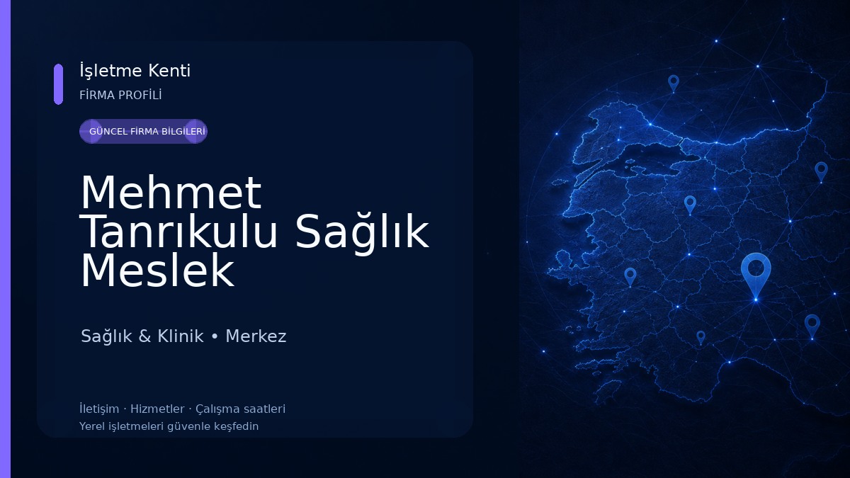 Mehmet Tanrıkulu Sağlık Meslek Yüksekokulu Sağlık & Klinik