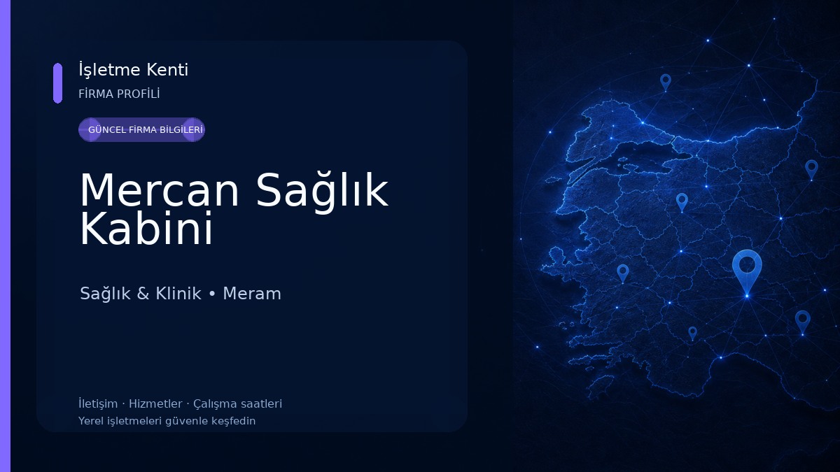 Mercan Sağlık Kabini