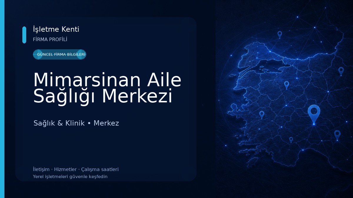 Mimarsinan Aile Sağlığı Merkezi
