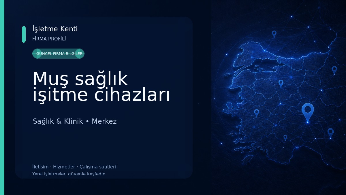 Muş sağlık işitme cihazları
