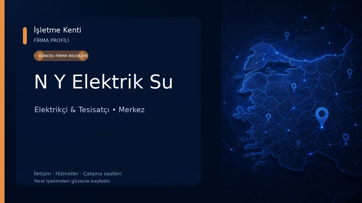 N Y Elektrik Su Elektrikçi & Tesisatçı