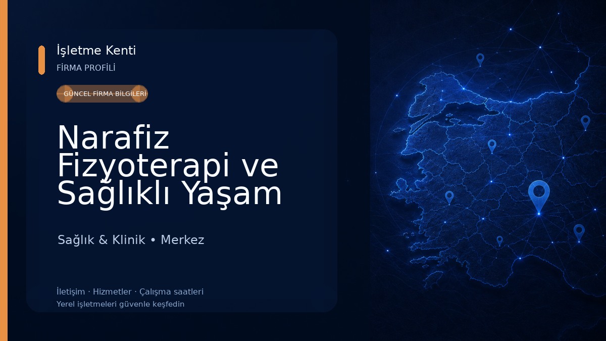 Narafiz Fizyoterapi ve Sağlıklı Yaşam Merkezi 