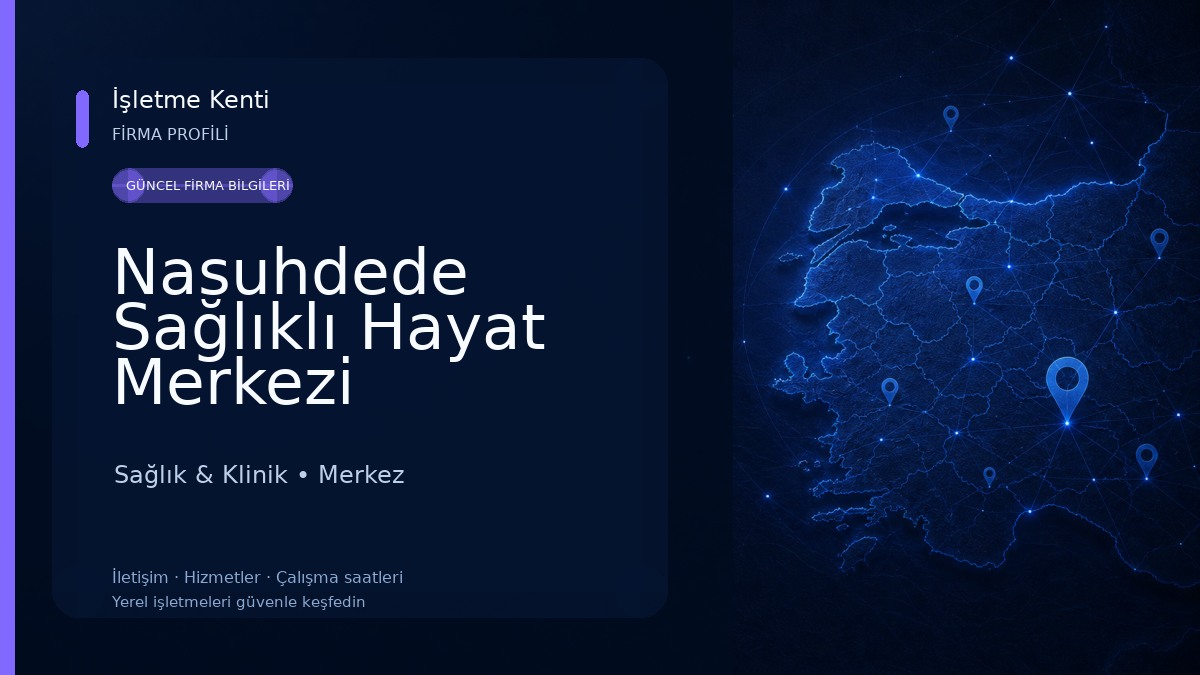 Nasuhdede Sağlıklı Hayat Merkezi Sağlık & Klinik