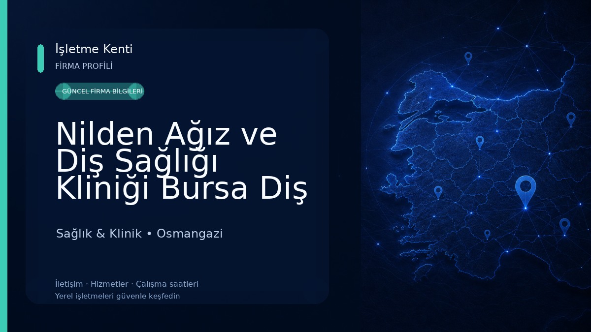 Nilden Ağız ve Diş Sağlığı Kliniği Bursa Diş Kliniği Sağlık & Klinik