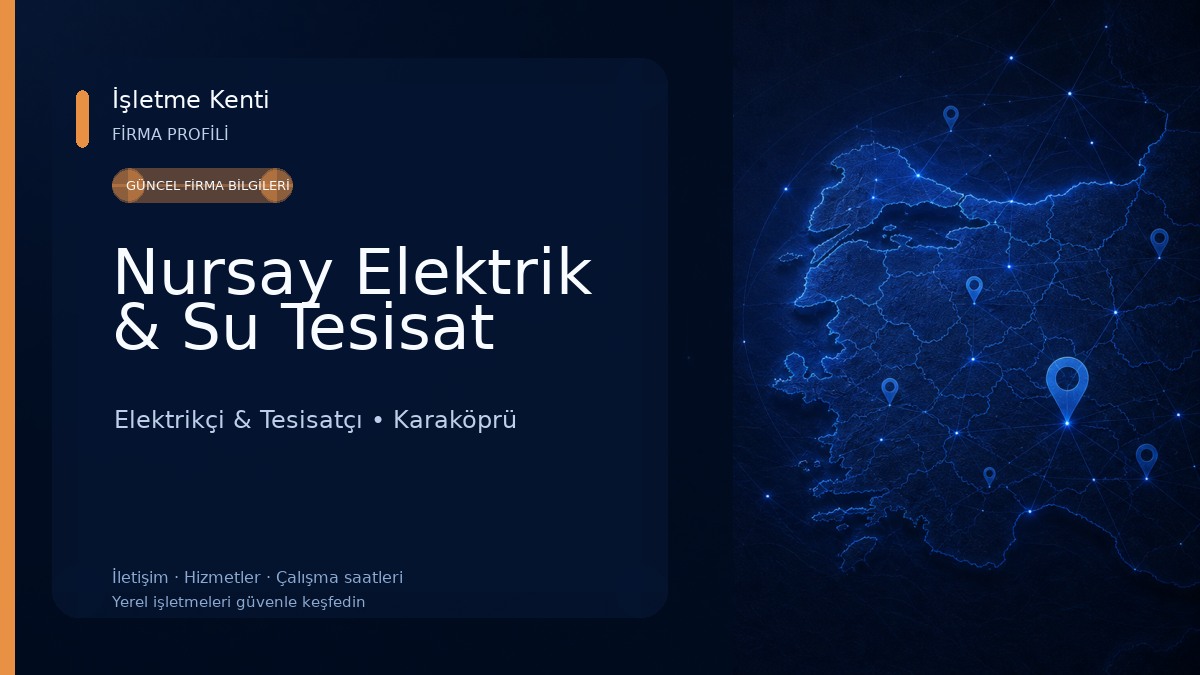 Nursay Elektrik & Su Tesisat
