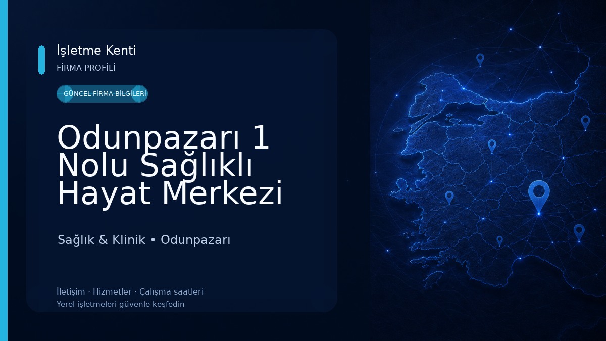Odunpazarı 1 Nolu Sağlıklı Hayat Merkezi Sağlık & Klinik