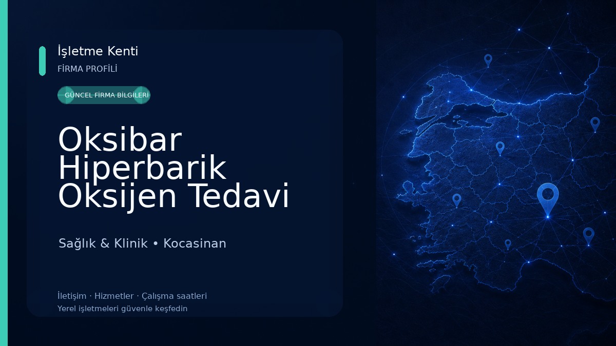 Oksibar Hiperbarik Oksijen Tedavi Merkezi