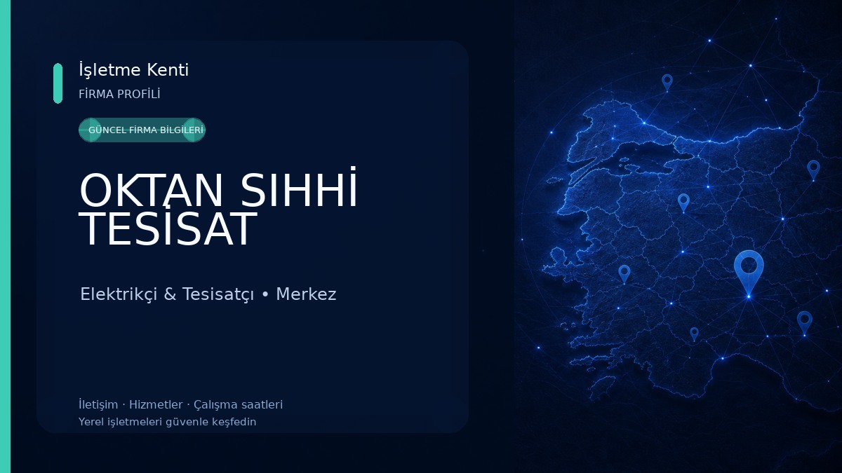 OKTAN SIHHİ TESİSAT 
