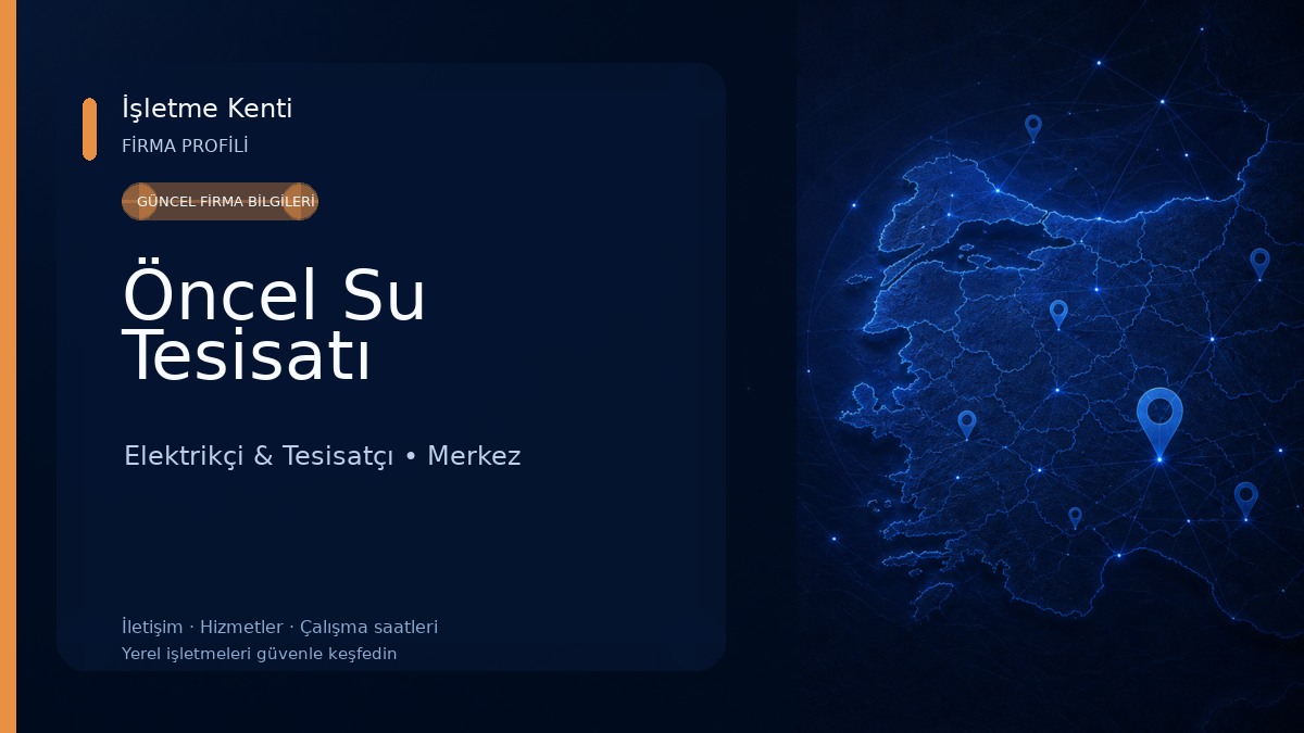 Öncel Su Tesisatı 