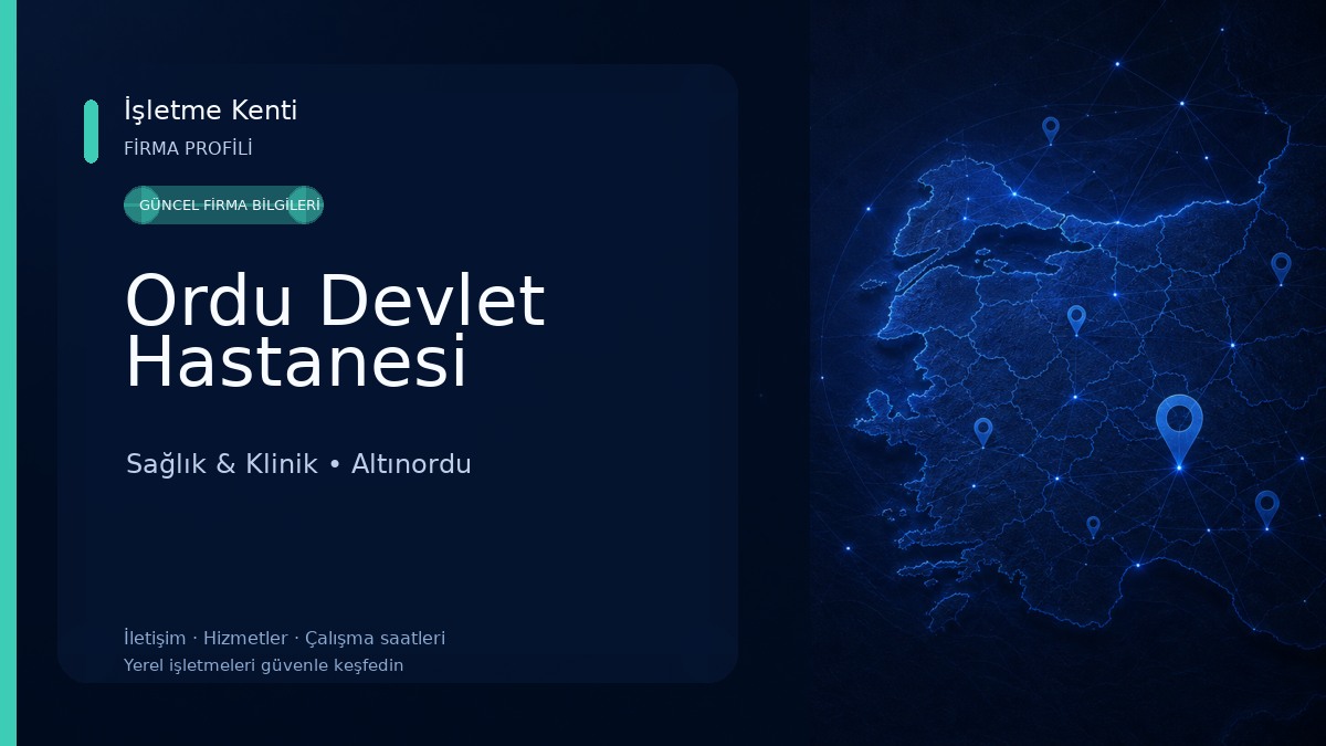 Ordu Devlet Hastanesi