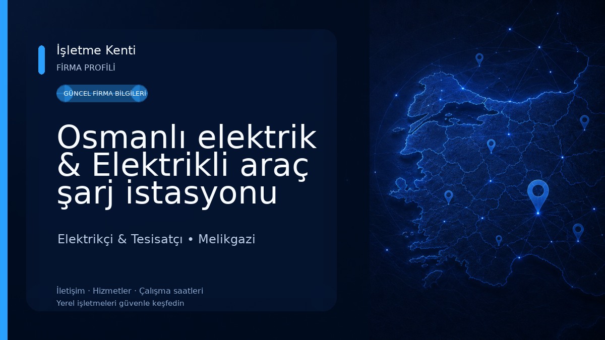 Osmanlı elektrik & Elektrikli araç şarj istasyonu kurulumu ve merkezi uydu sistemleri kurulum montaj proje Elektrikçi & Tesisatçı