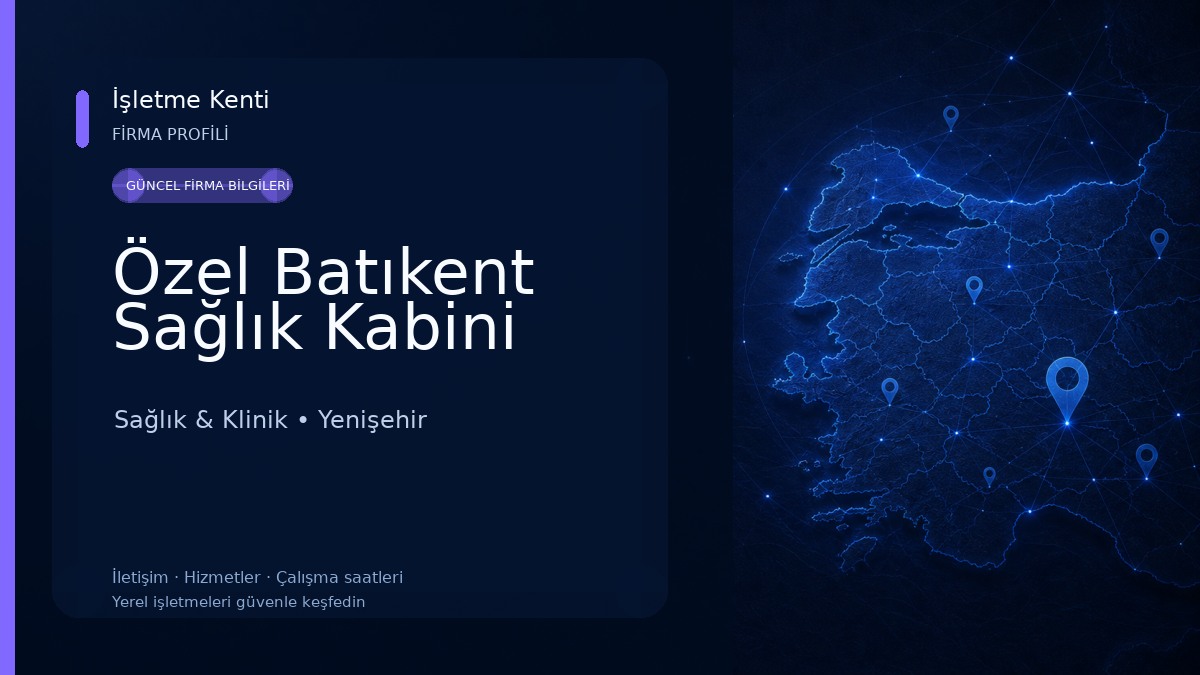 Özel Batıkent Sağlık Kabini