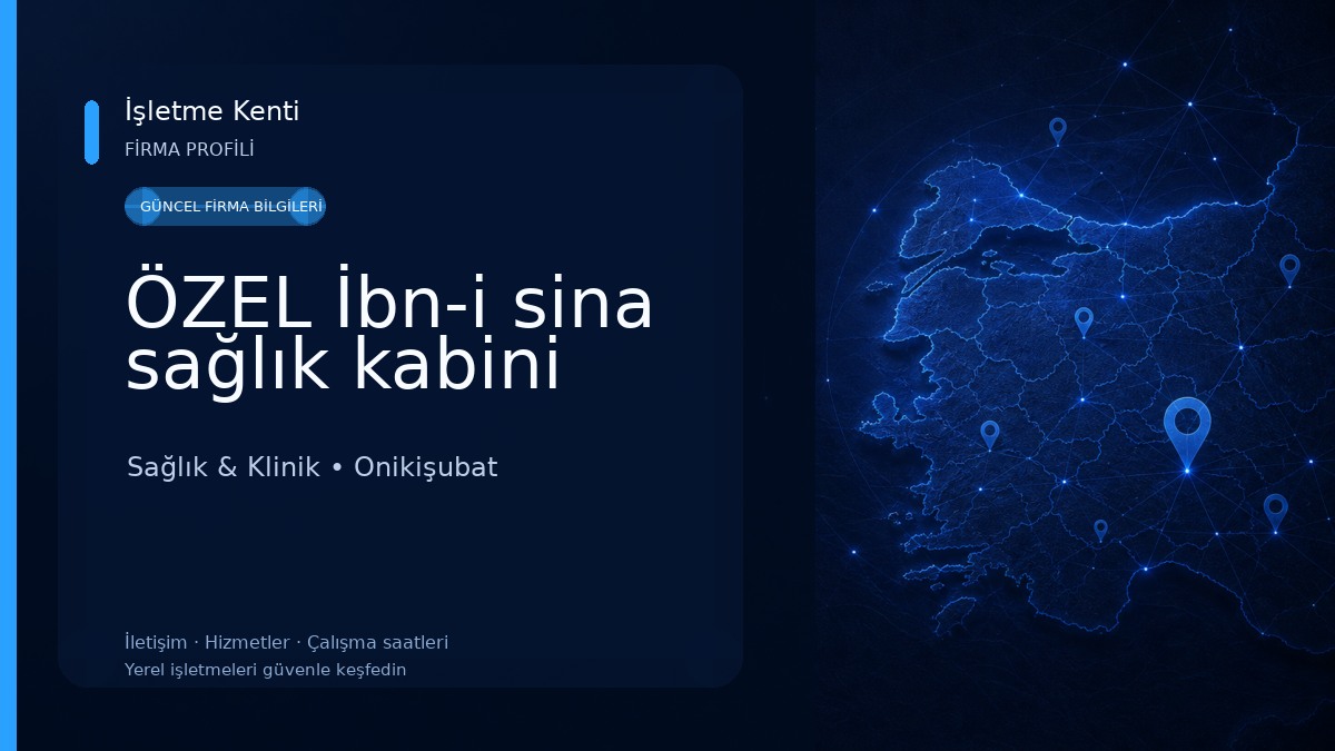 ÖZEL İbn-i sina sağlık kabini Sağlık & Klinik