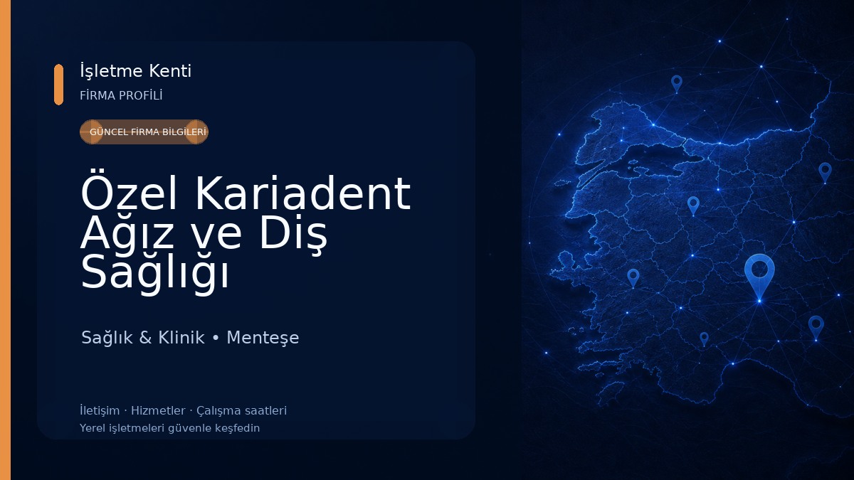 Özel Kariadent Ağız ve Diş Sağlığı Polikliniği Sağlık & Klinik