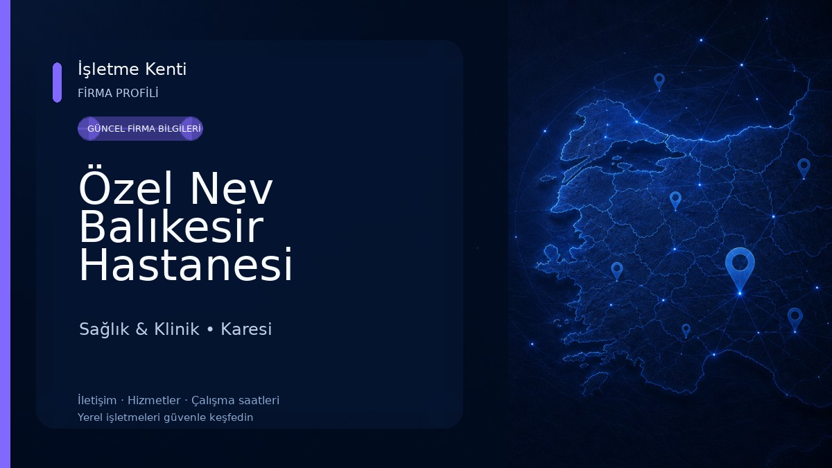 Özel Nev Balıkesir Hastanesi Sağlık & Klinik