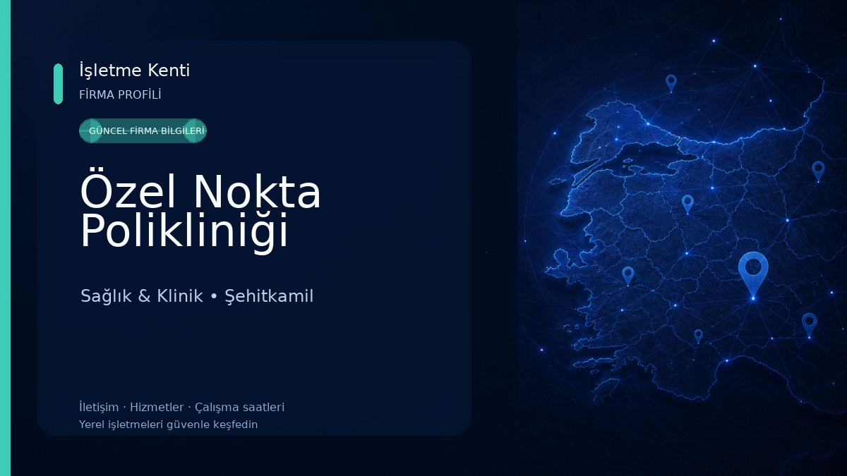 Özel Nokta Polikliniği Sağlık & Klinik