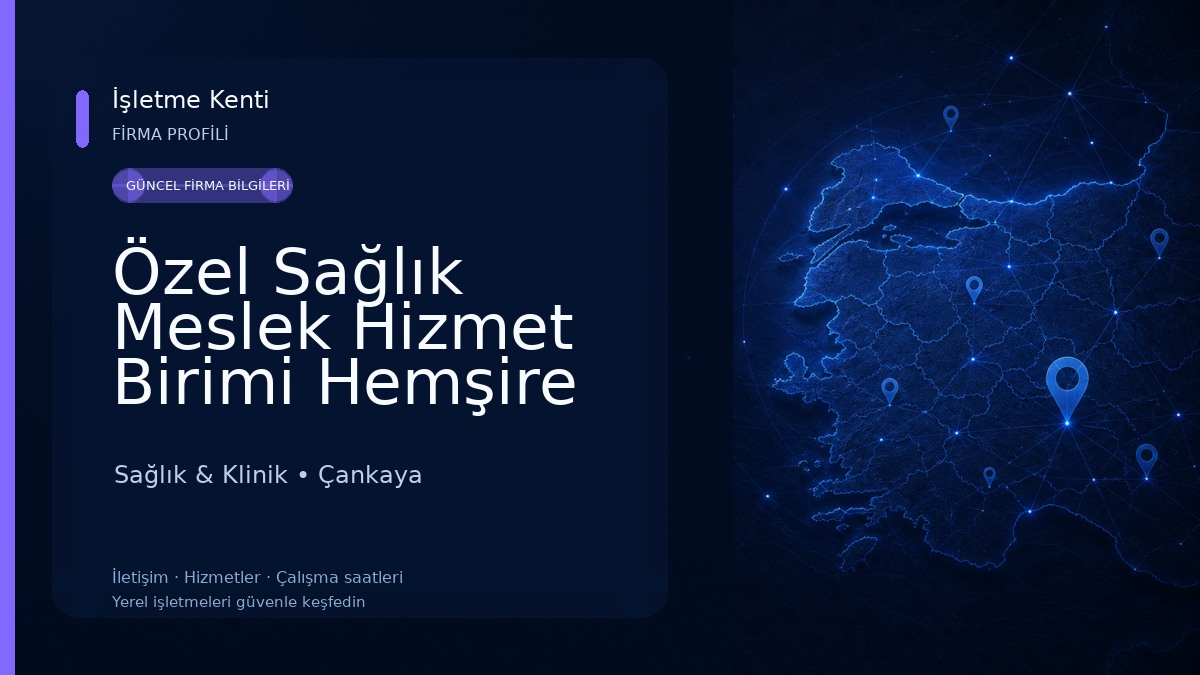 Özel Sağlık Meslek Hizmet Birimi Hemşire Hatem Ulusoy Doğan DURU SAĞLIK KABİNİ Sağlık & Klinik