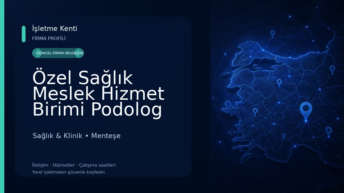 Özel Sağlık Meslek Hizmet Birimi Podolog Ceren Çaydaşı Sağlık & Klinik