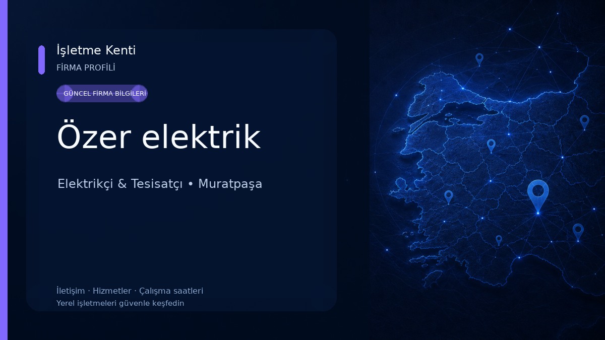 Özer elektrik
